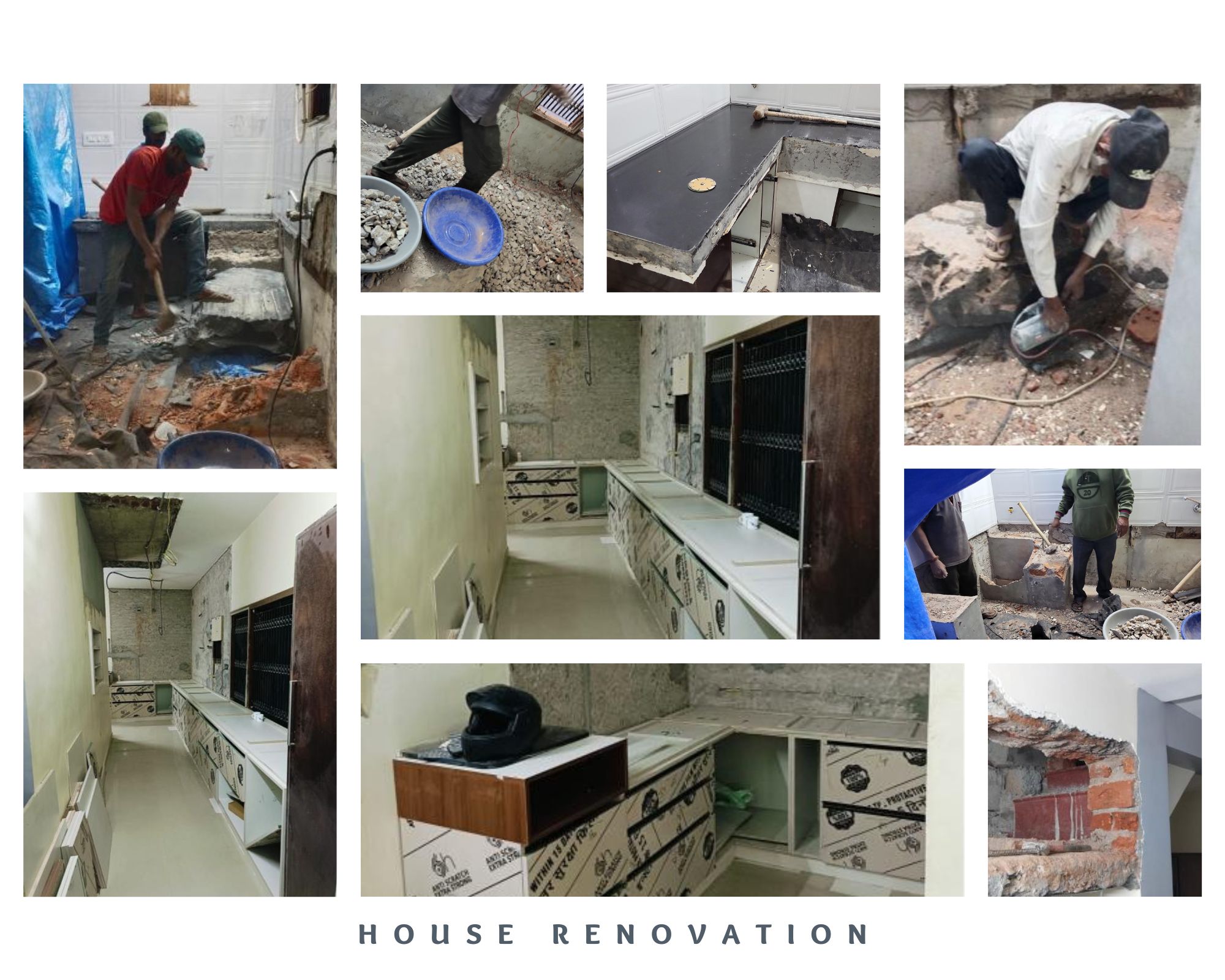 Renovations about us home renovation kitchen renovation Mr. Vikram site interior project basavashwaranagar bangalore