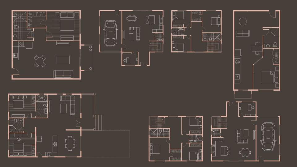 budget interiors Floor plans for architects in Bangalore